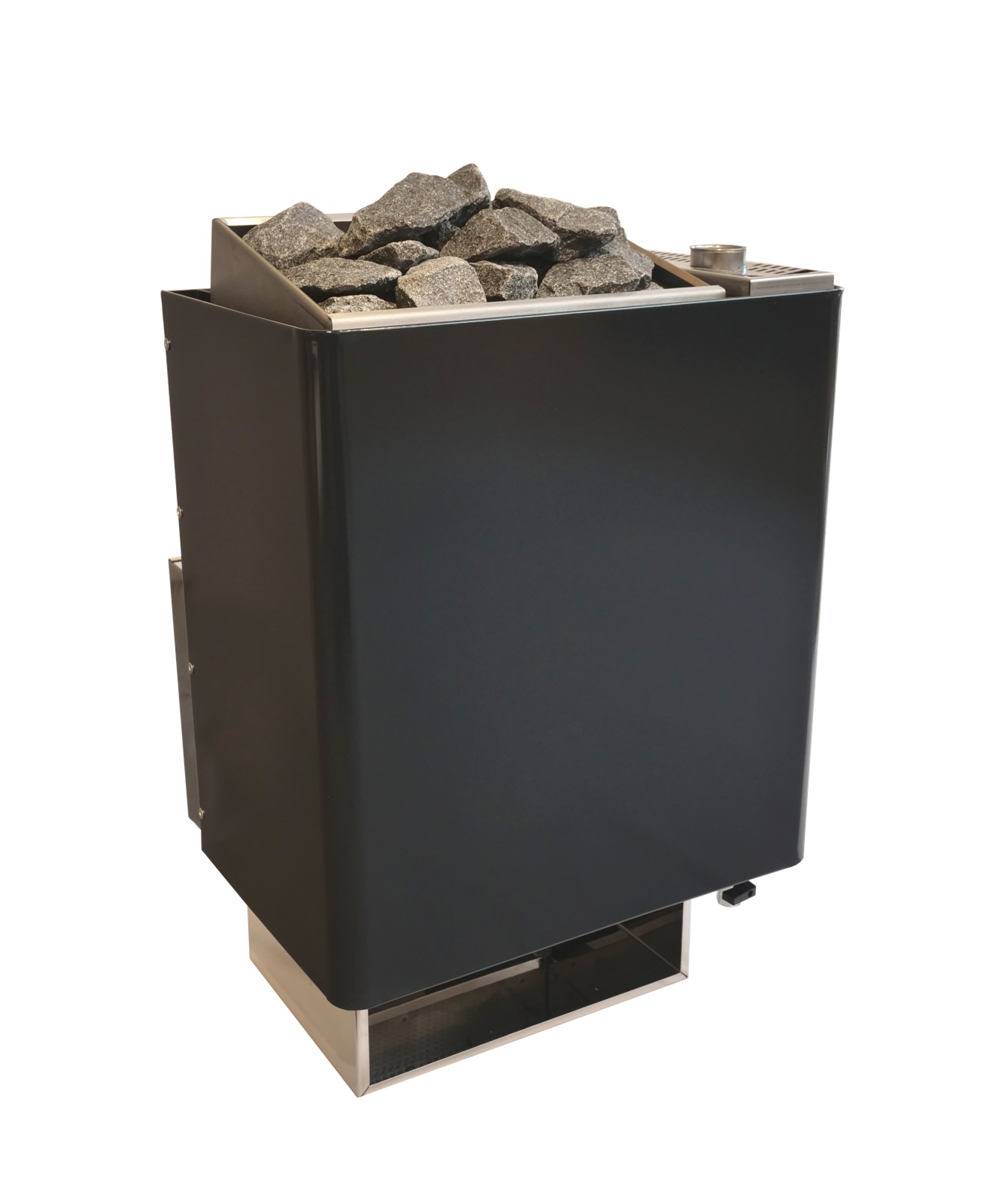 Infraworld Durano black Verdampferofen 9 kW Combi Saunaofen inkl. Saunasteine