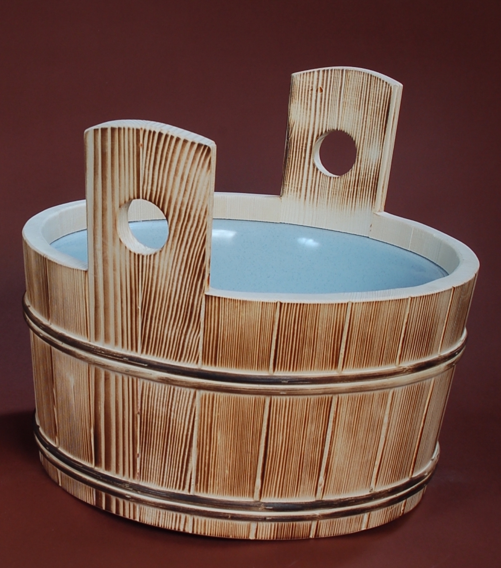 Achleitner Sauna Fußbecken Wärmebecken aus Fichtenholz 14 l Inhalt 647 Achleitner Sauna Fußbecken Wärmebecken aus Fichtenholz 14 l Inhalt 647