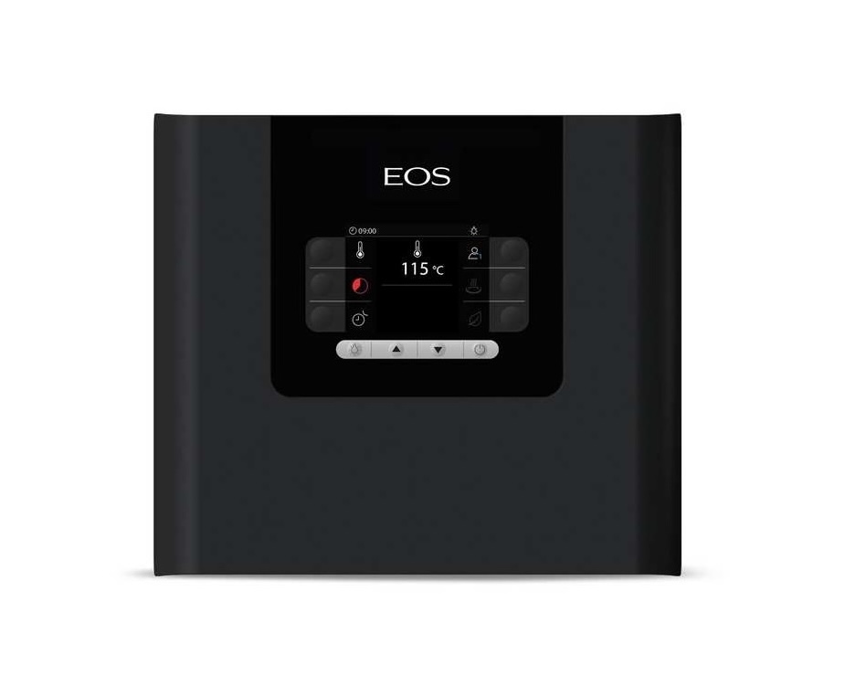 Eos Compact DP Saunasteuerung für finnische Sauna bis 10 kW Anthrazit