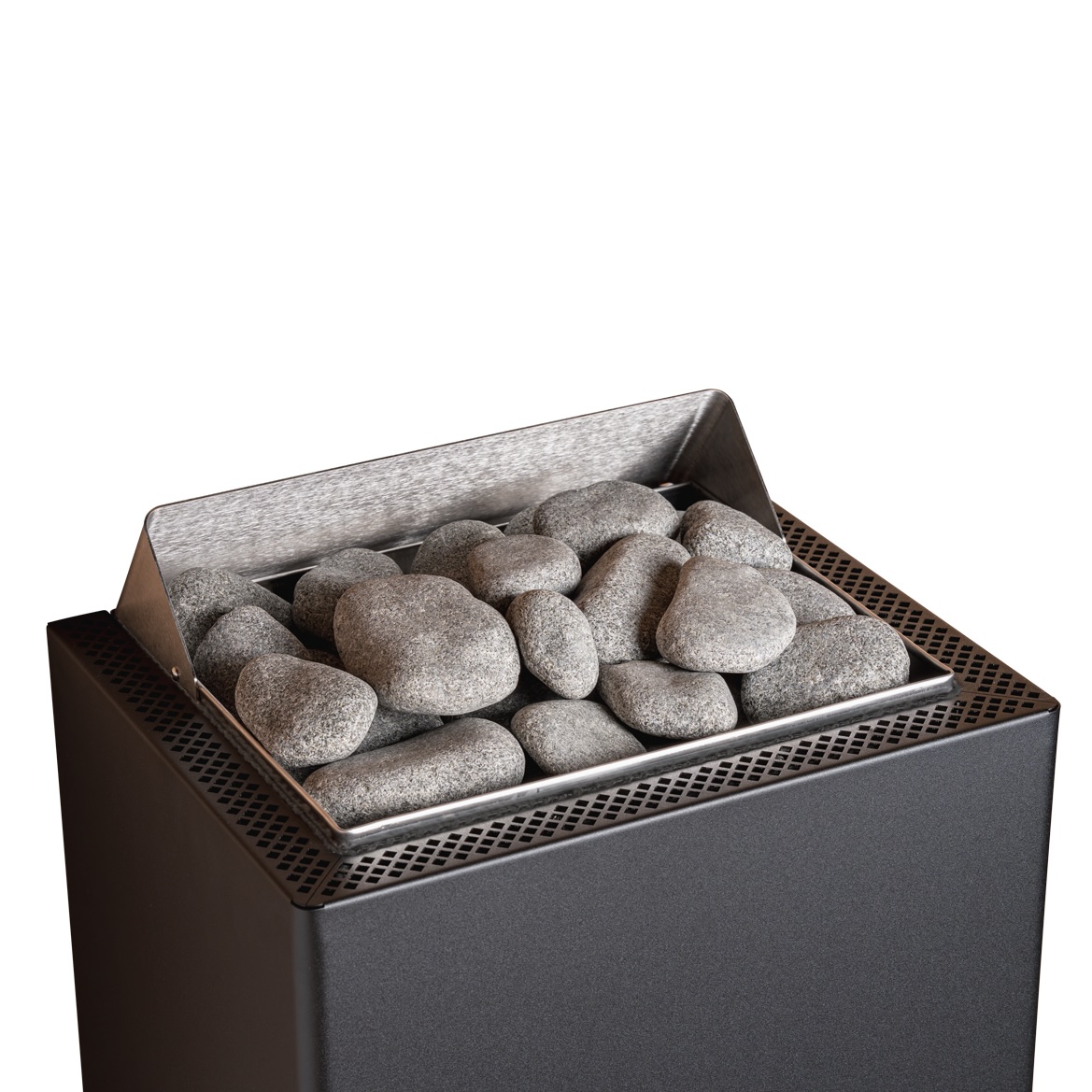 HUUM Core Wall 7 Black Saunaofen 7,5 kW finnischer Saunaofen Design Wandofen