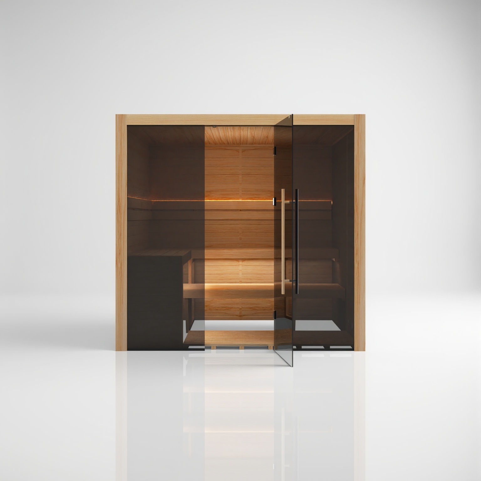Hekla Traditional 210 Scandi Sauna für 3-4 Personen Saunakabine 210x160x210 cm