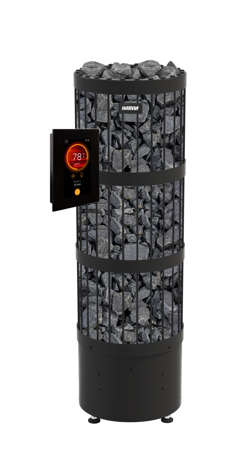 Harvia Legend Home WiFi PO70FC 7 kW Black Saunaofen inkl. Fenix WiFi Core Saunasteuerung