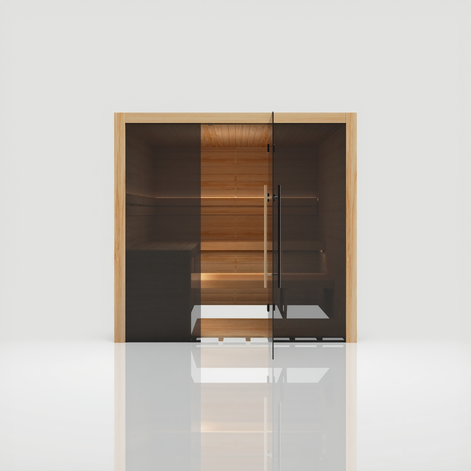 Hekla Traditional 210X Scandi Sauna für 4-5 Personen Saunakabine 210x200x210 cm