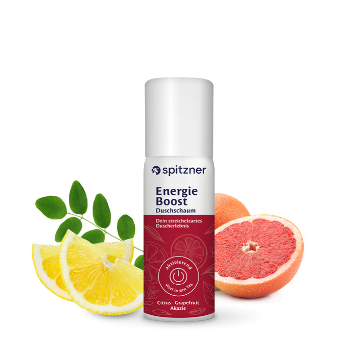Spitzner Duschschaum EnergieBoost 50 ml Wellness-Dusche sanft hautverträglich und 100% vegan