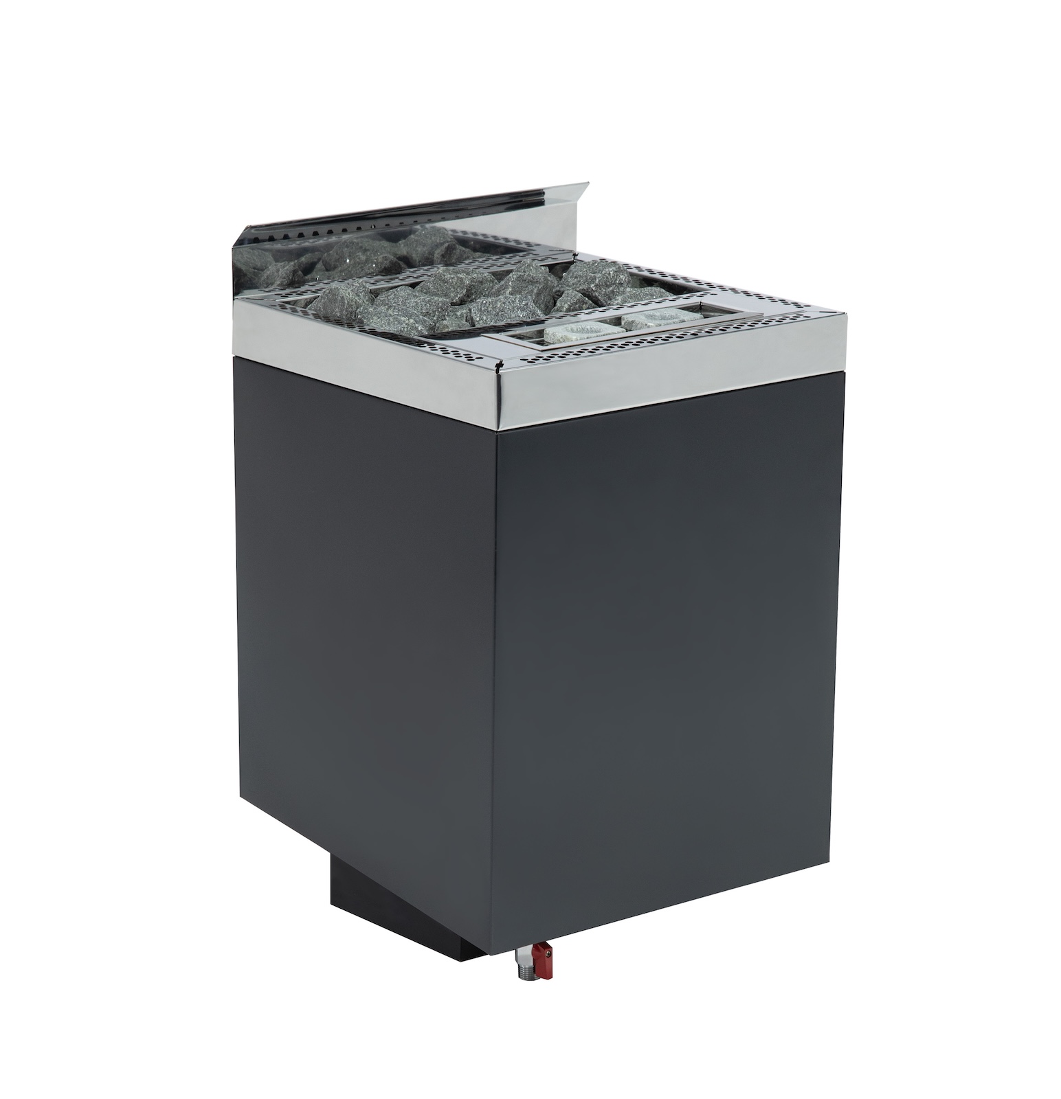 Infraworld Sparta Wall Combi Verdampferofen 8 kW schwarz inkl. Saunasteine