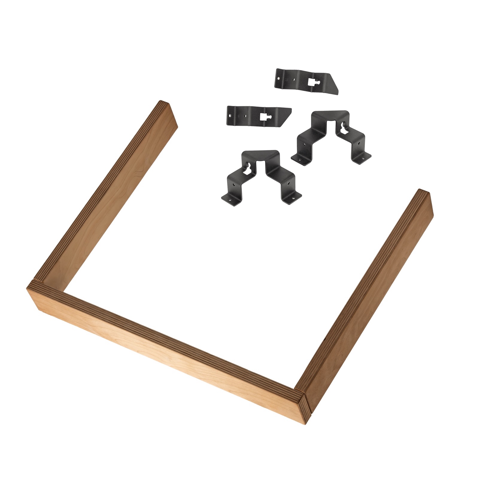 HUUM Core Wall Mini Safety Railing Schutzgeländer inkl. Halter in Schwarz