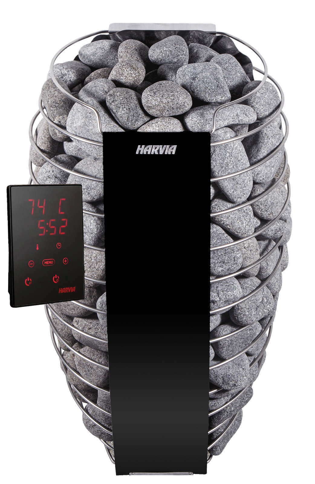 Harvia Spirit SP60XW 6 kW WiFi Black finnischer Saunaofen inklusive Xenio WiFi Steuerung
