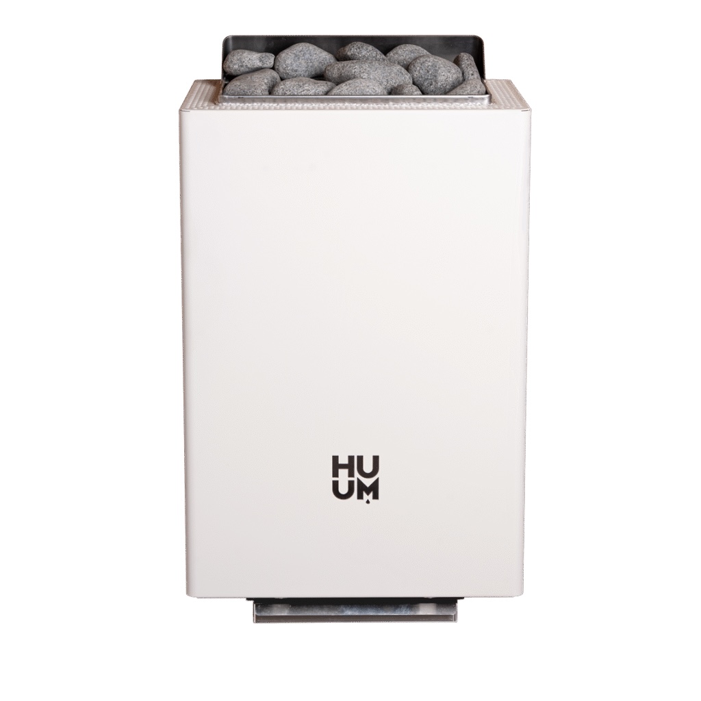 HUUM Core Wall Mini 3 White Saunaofen 3 kW finnischer Saunaofen Design Wandofen