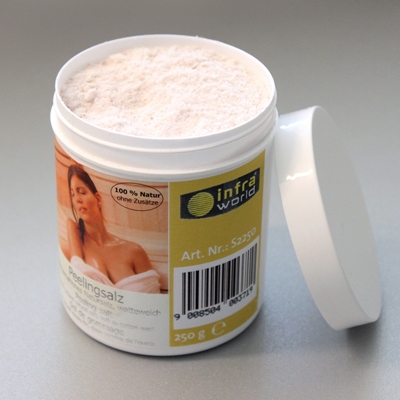 Infraworld Salzpeeling 250g Dose Körperpeeling ohne Zusätze S2250 Infraworld Salzpeeling 250g Dose Körperpeeling ohne Zusätze S2250