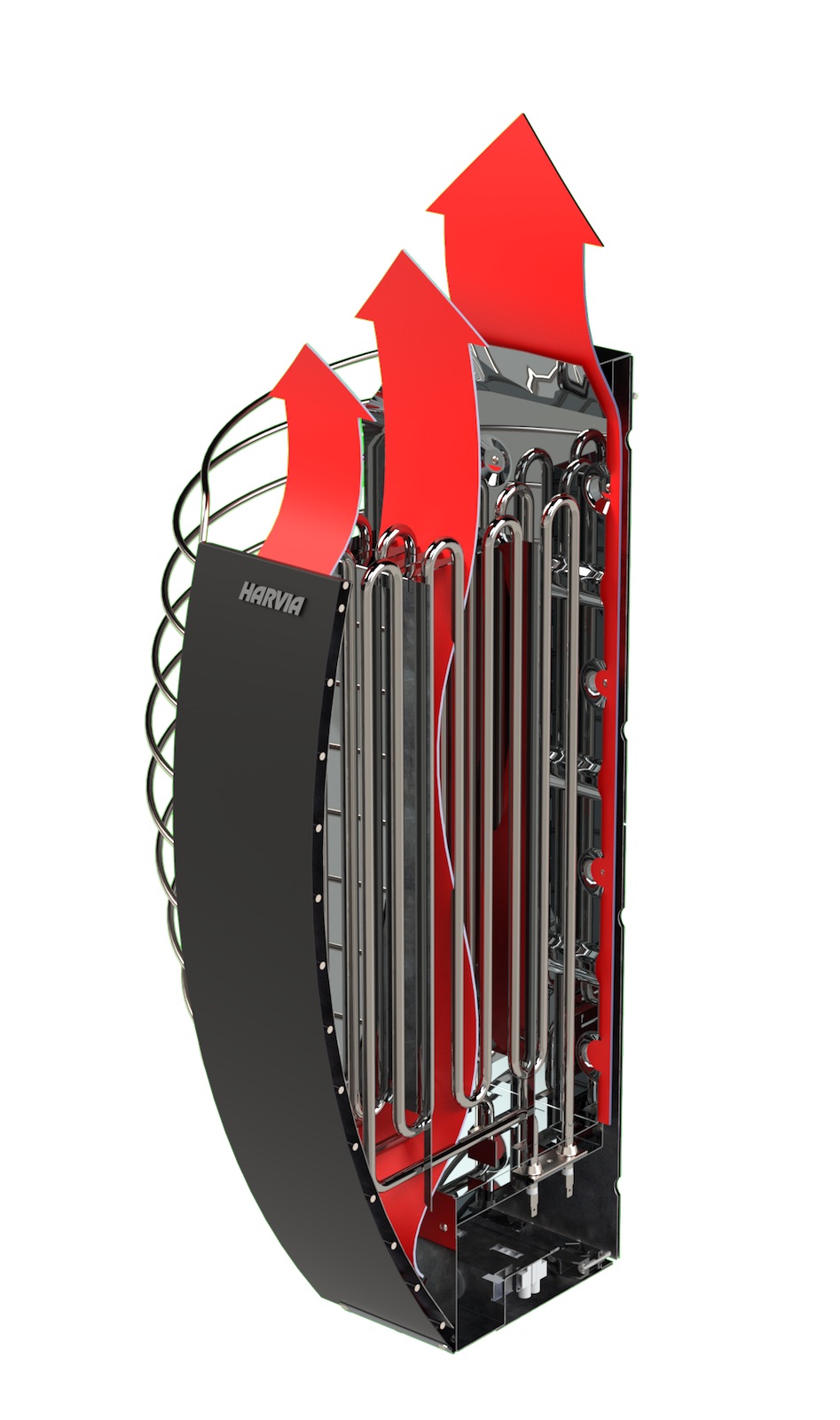 Harvia Spirit SP90E Saunaofen 9 kW finnischer Saunaofen - Ausstellungsstück -