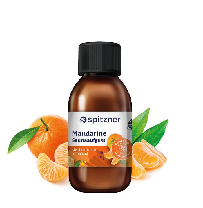 Spitzner Saunaaufguss Mandarine 125 ml Wellness Sauna Aufguss Wellnessaufguss