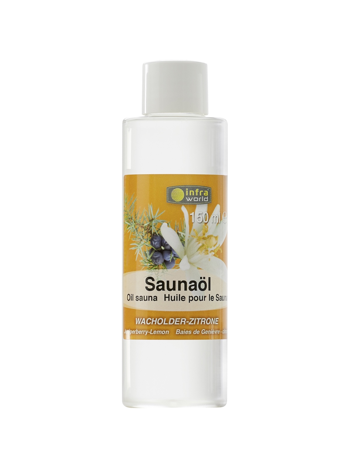 Sicherheitsdatenblatt  Infraworld Saunaöl Wacholder Zitrone Saunaaufguss Saunaduft 150 ml S2263-2