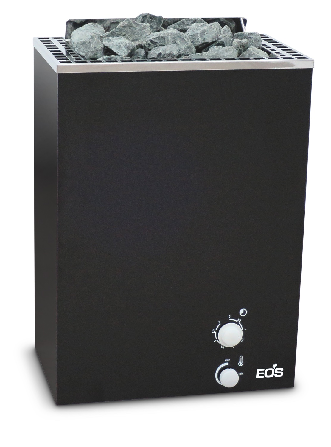 Eos Moment W Control 7,5 KW finnischer Saunaofen mit eingebauter Steuerung schwarz