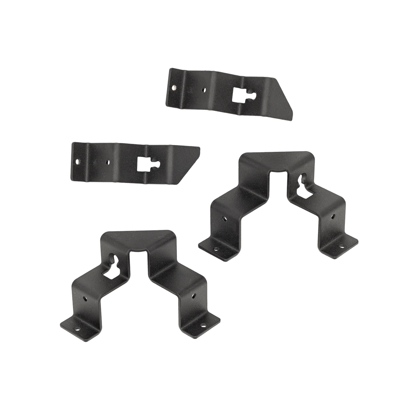 HUUM Core Wall Safety Railing Schutzgeländer inkl. Halter in Schwarz