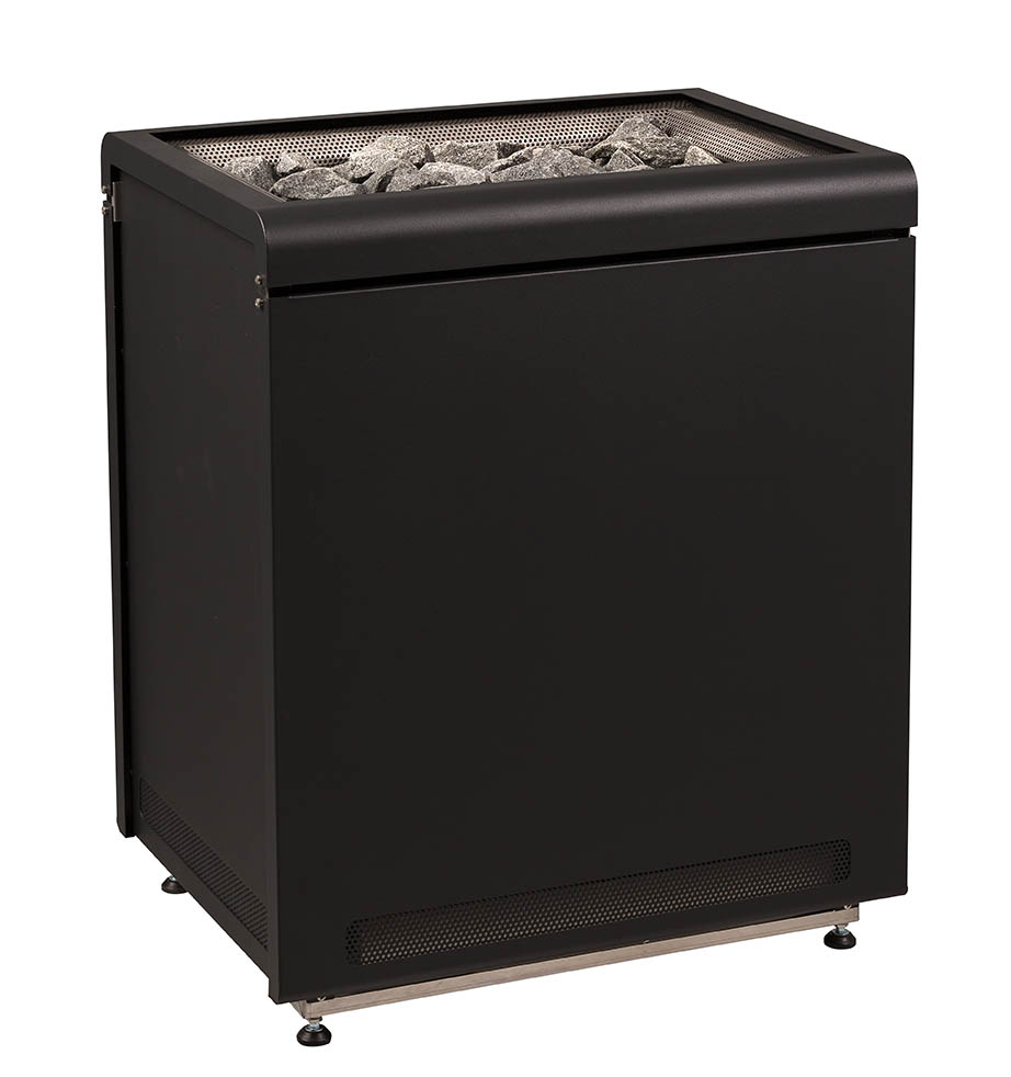 Sentiotec Concept R 15 kW Saunaofen Saunaheizgerät finnischer Saunaofen black