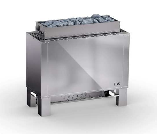 Produktdatenblatt Eos 34.G HD 30 kW finnischer Saunaofen elektrischer Standofen aus Edelstahl