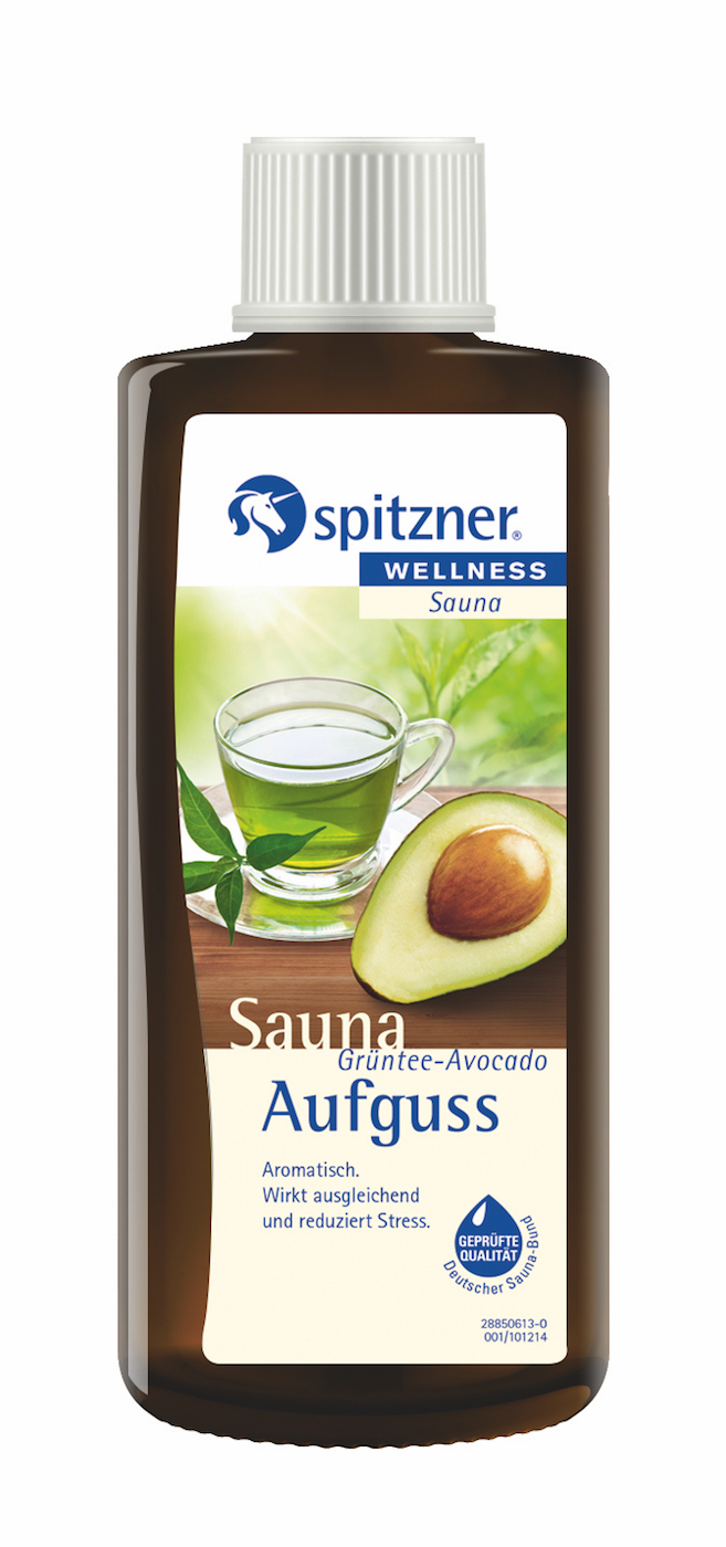 Spitzner Saunaaufguss Grüntee Avocado 190 ml Konzentrat 8850074
