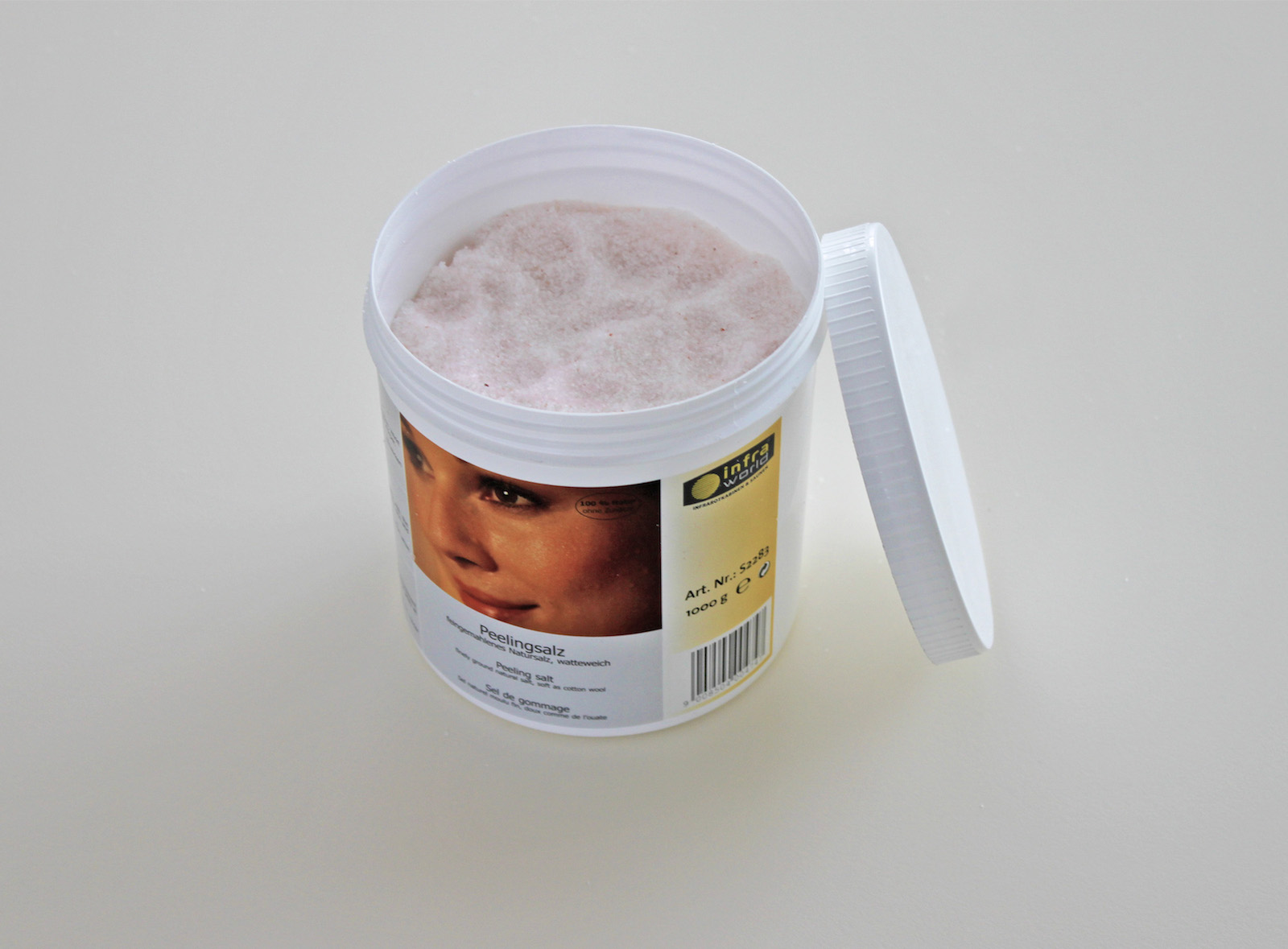 Infraworld Salzpeeling 1 kg Dose Körperpeeling ohne Zusätze S2283 Infraworld Salzpeeling 1 kg Dose Körperpeeling ohne Zusätze S2283
