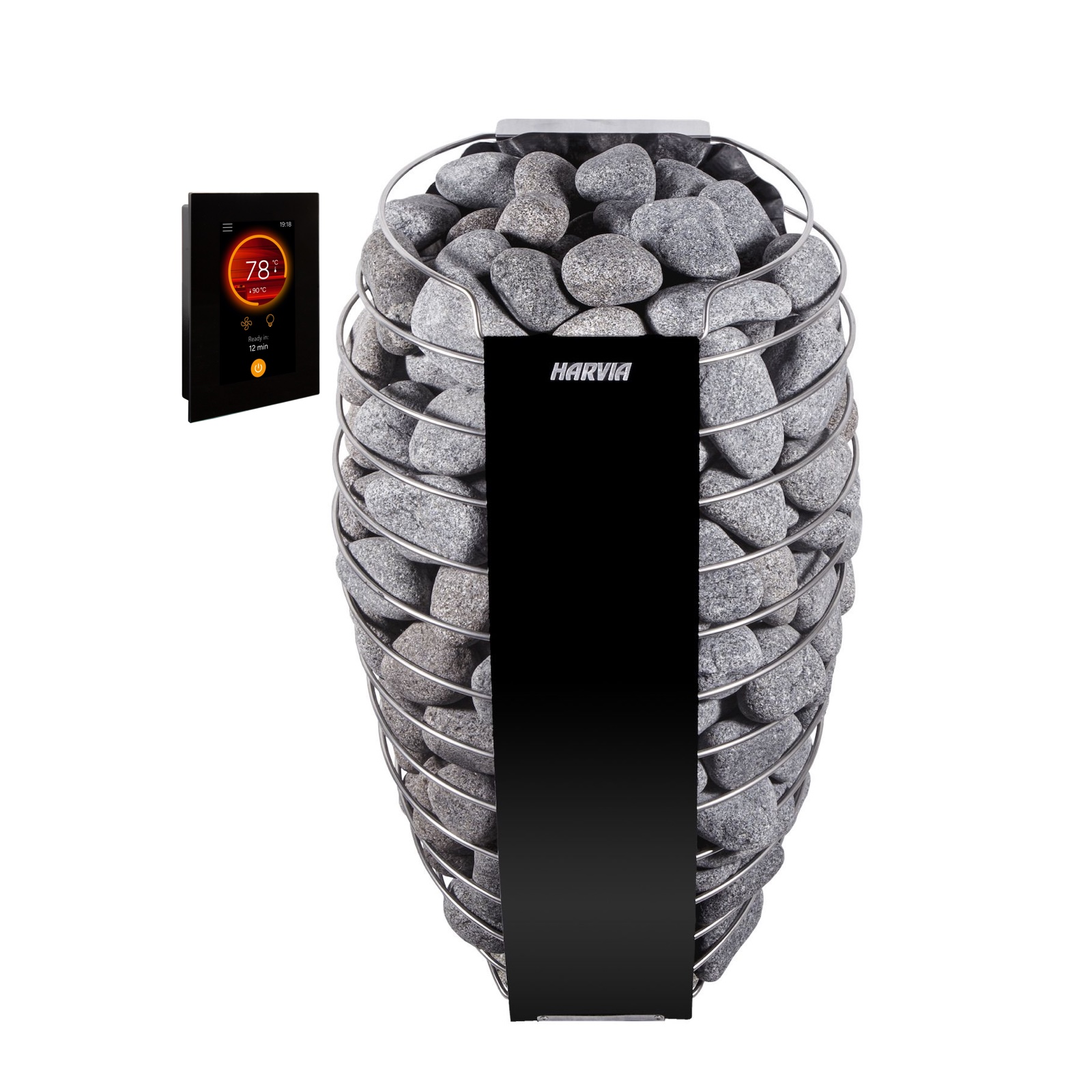 Harvia Spirit SP60FC 6 kW WiFi finnischer Saunaofen inkl. Fenix WiFi Steuerung