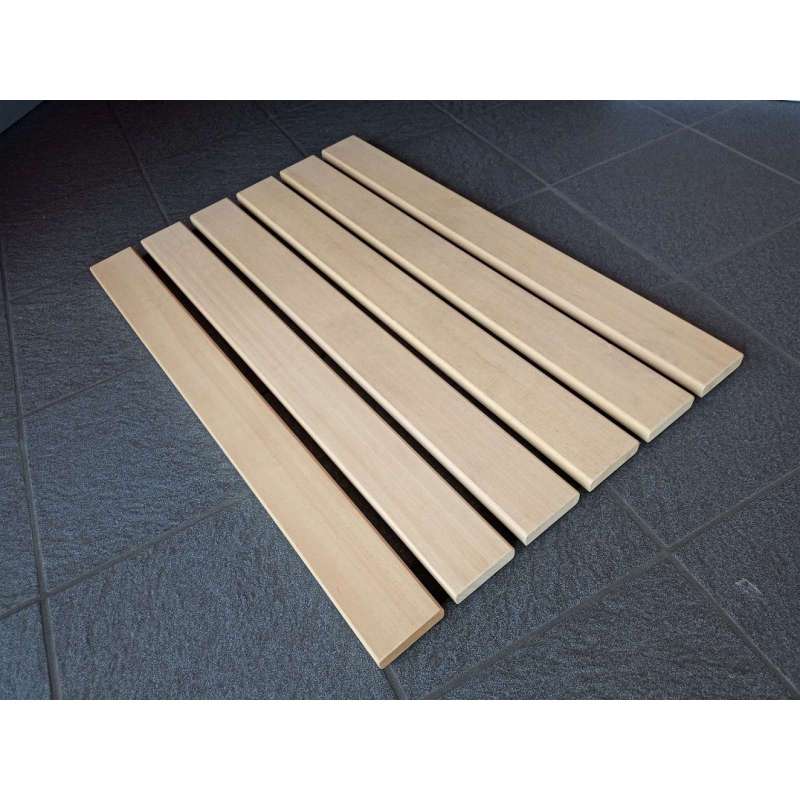 Arend Sauna Rollrost aus Abachi 80 cm breit 1 lfd. Meter für Saunakabine