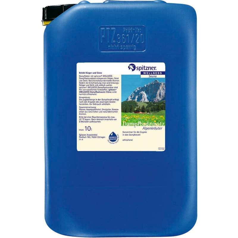 Spitzner Dampfbadzusatz 10 Liter Alpenkräuter 8860004