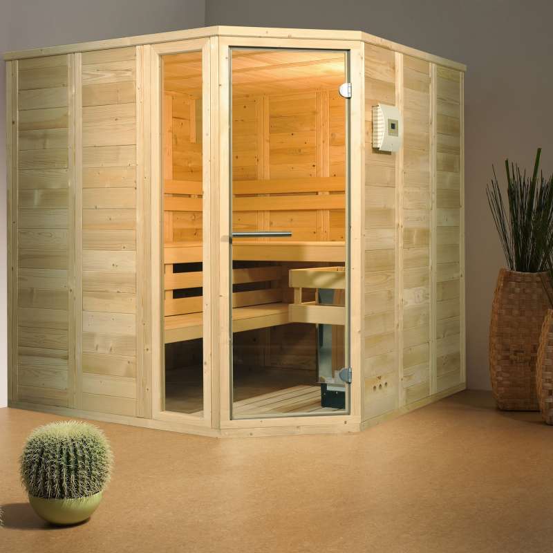 Infraworld Sauna Classico Massivholzsauna Größe 240 x 220 cm 391006