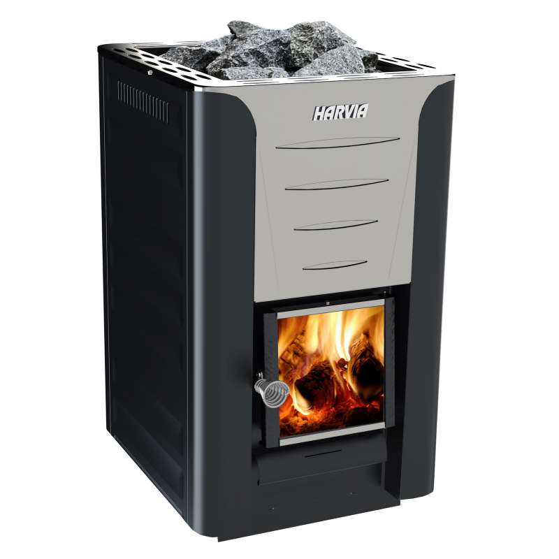 Harvia Pro 20 Sauna Holzofen 24,1 kW Saunaofen Holz mit BImSchV Stufe 2
