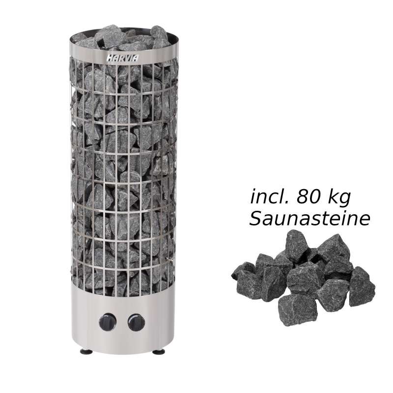 Harvia Saunaofen PC90 Cilindro 9,0 kW Elektroofen inkl Steuerung Saunaheizgerät