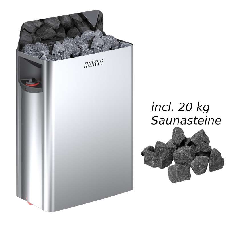Harvia Saunaofen The Wall 8,0 kW Elektroofen SW80 Saunaheizung Saunaheizgerät