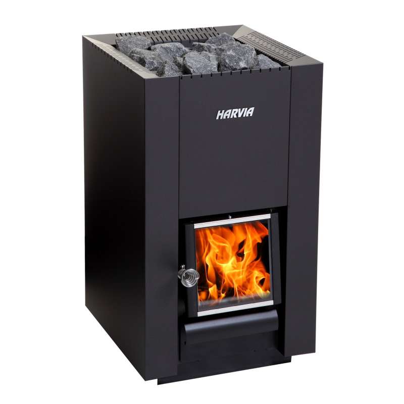Harvia Linear 18 Compact Sauna Holzofen 14,3 kW Saunaofen Holz BImSchV Stufe 2