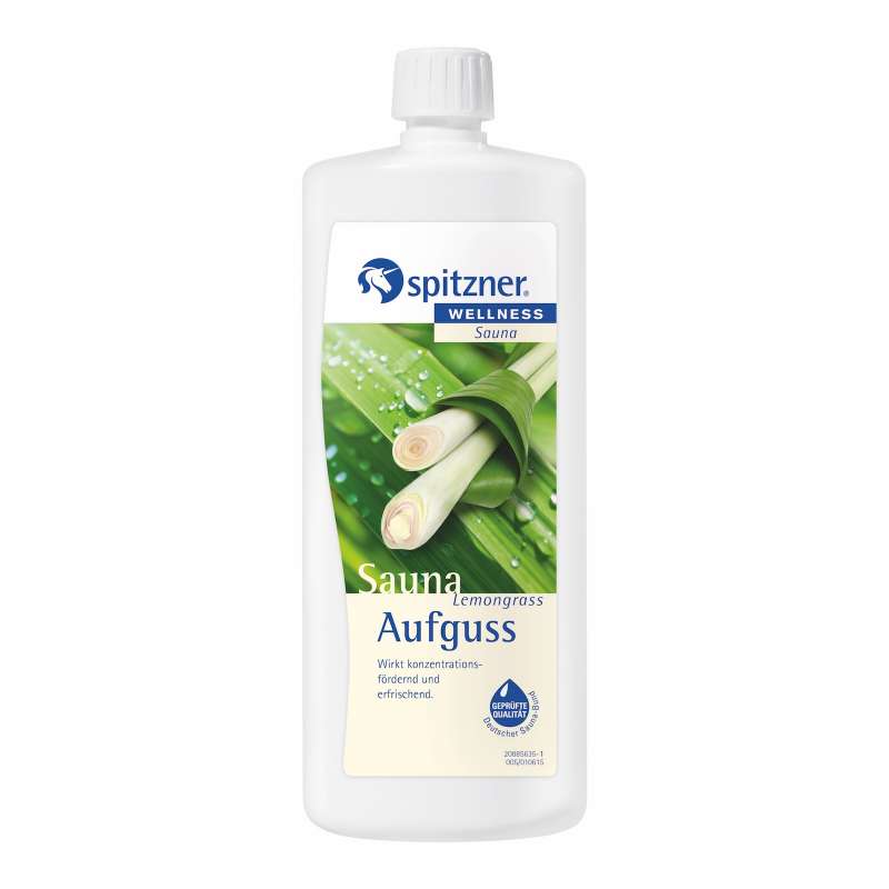 Spitzner Saunaaufguss Lemongrass 1 Liter (1000 ml) Konzentrat 8850079