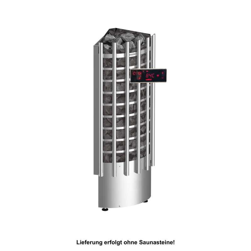 Harvia Saunaofen Glow Corner EE 6,8 kW SET mit Steuerung Bedienfeld TRC70EE