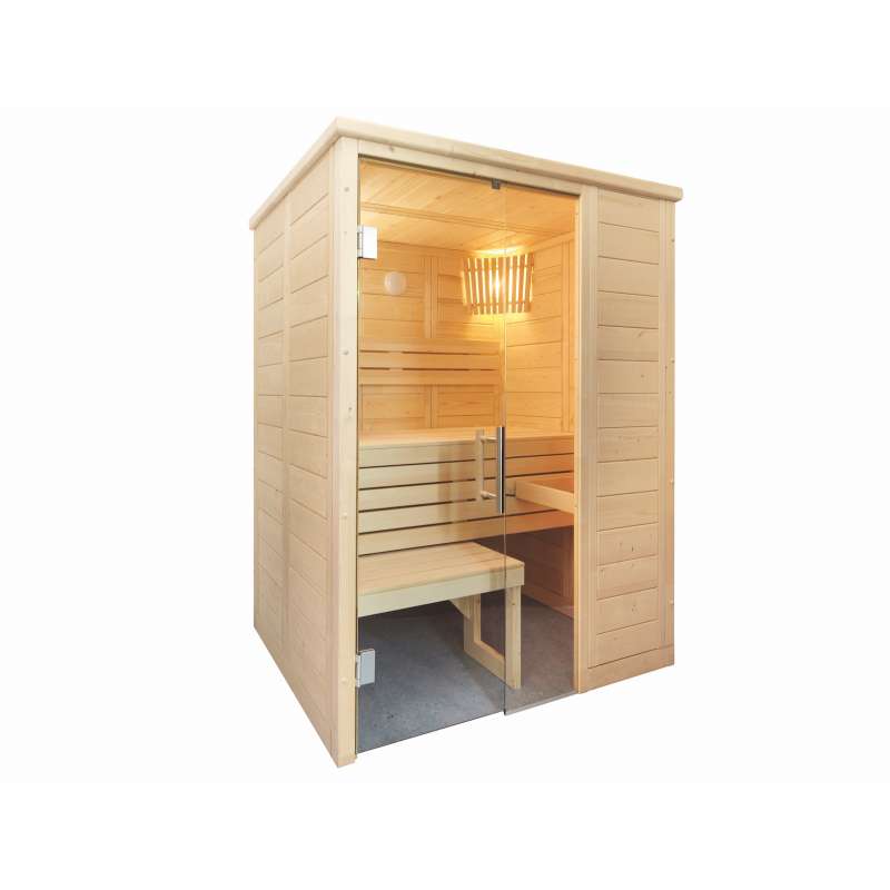 Harvia Alaska Mini Massivsauna aus Fichte Saunakabine ca. 160x110x204 cm
