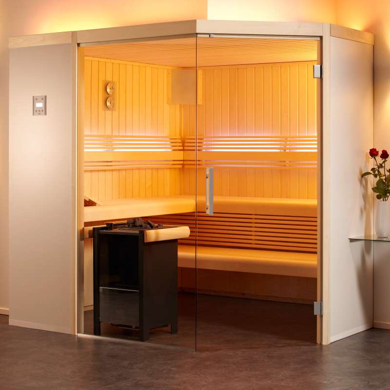 Infraworld Sauna Aurora Premium 210 x 210 cm Elementsauna 391035