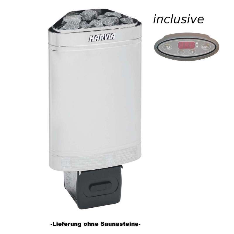 Harvia Saunaofen Delta EE 3,6 kW Elektroofen D36EE inkl. separates Steuergerät