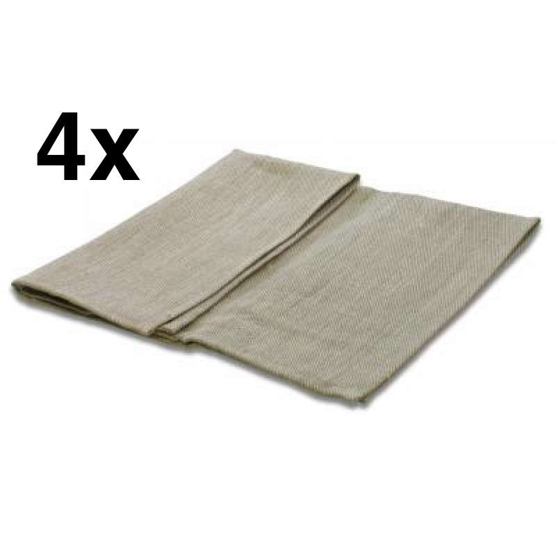Nikkarien Saunatuch Sitztuch 45 x 55 cm Handtuch 100 % Leinen 4 Stück