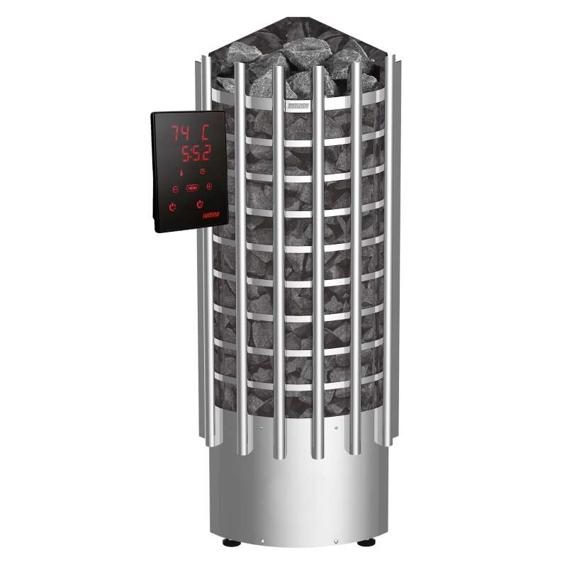 Harvia Glow Corner XE TRC70XE Saunaofen 6,8 kW Elektroofen inkl. Steuerung Xenio