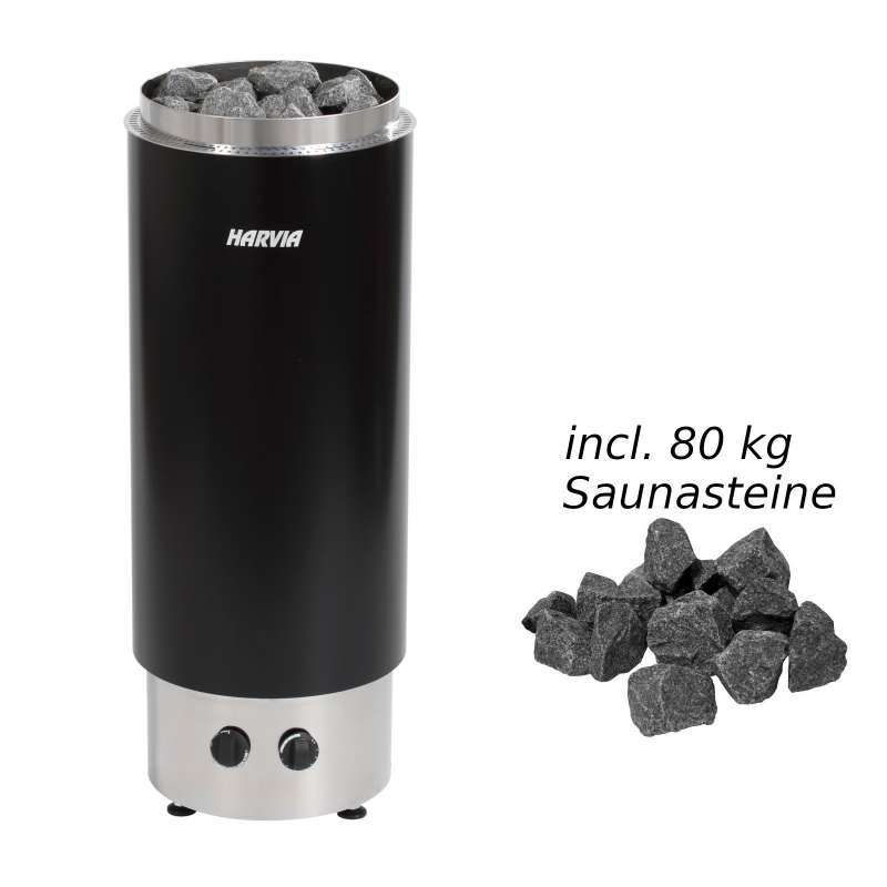 Harvia Saunaofen PC70F Cilindro 7,0 kW Elektroofen inkl Steuerung Saunaheizgerät