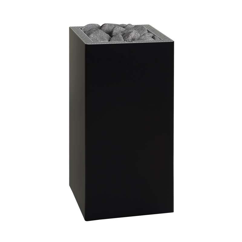 HUUM Core Black Saunaofen 9 kW finnischer Saunaofen Elektrisch Design Standofen