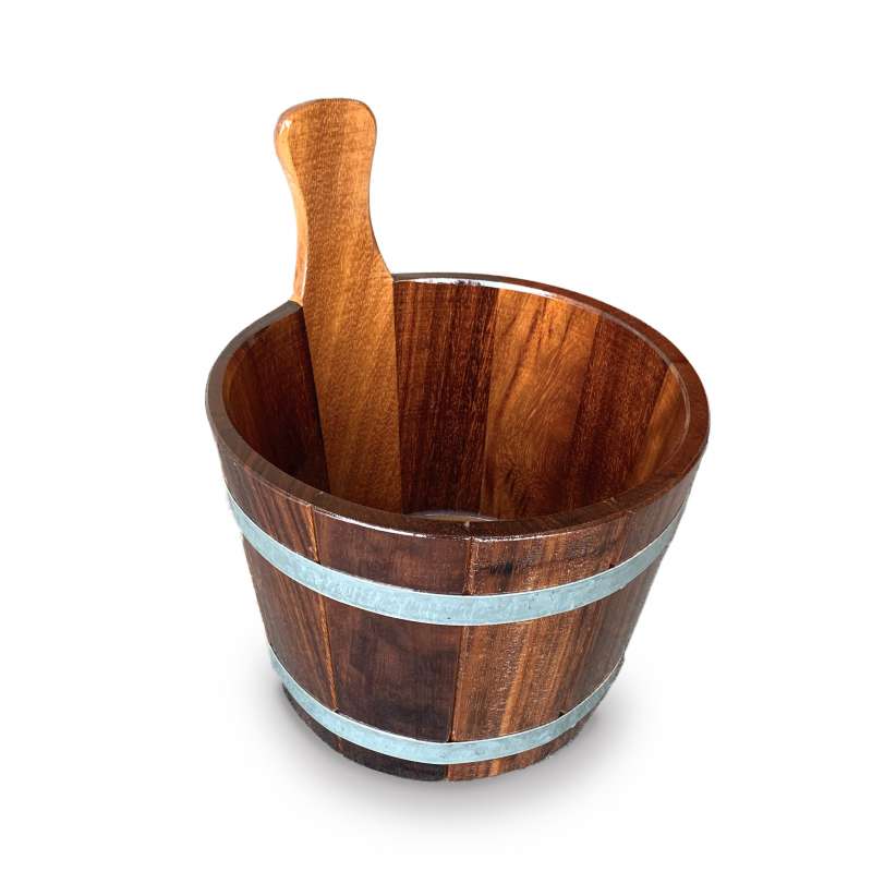 Arend Sauna Aufgusskübel Kambala innen versiegelt ca. 5 ltr.