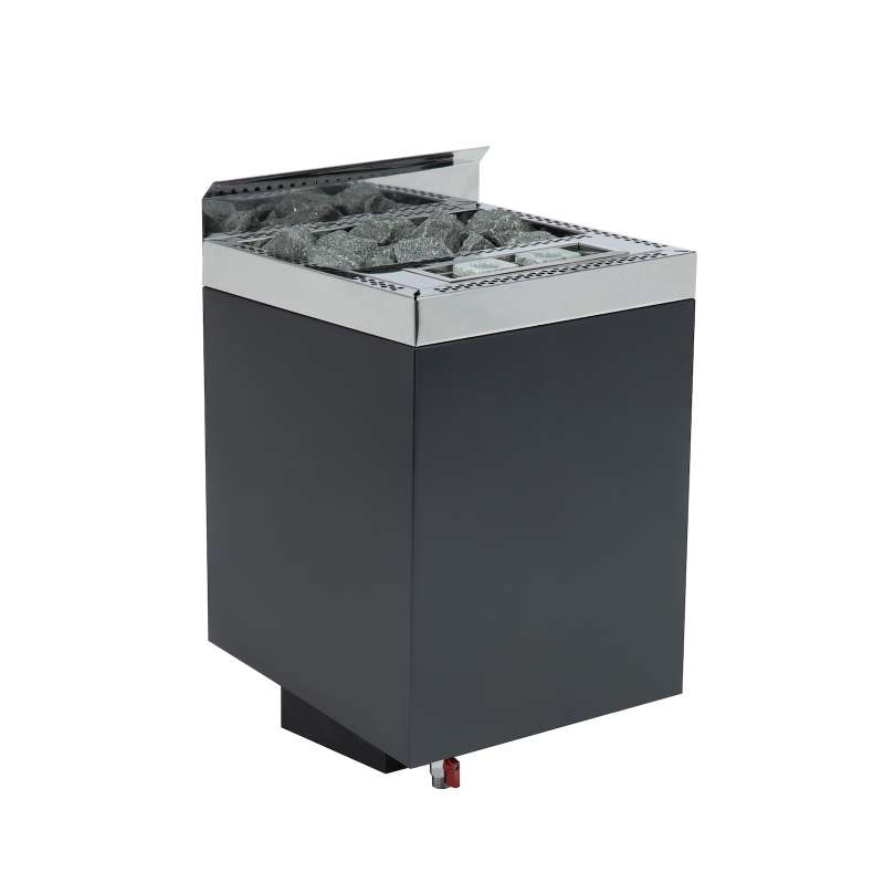 Infraworld Sparta Wall Combi Verdampferofen 8 kW schwarz inkl. Saunasteine