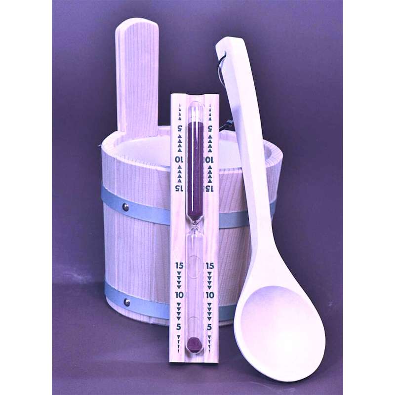 Achleitner Sauna Aufguss Set 3 teilig Aufgusskübel 3,5 ltr. 395