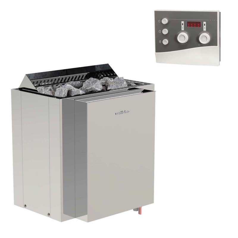 Sentiotec Viking Combi 6 kW Saunaofen mit Verdampfer inkl. K3-Next Combi Saunasteuerung