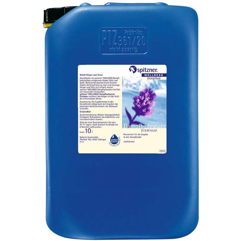 Spitzner Dampfbadzusatz 10 Liter Eisminze 8922053