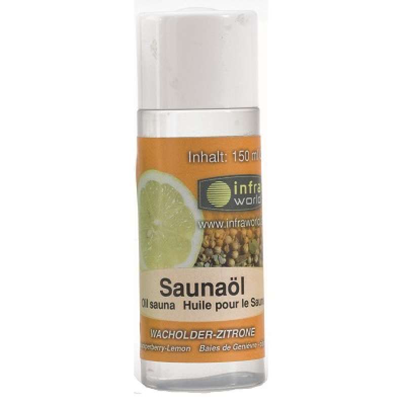 Infraworld Saunaöl Wacholder Zitrone Saunaaufguss Saunaduft 150 ml S2263-2