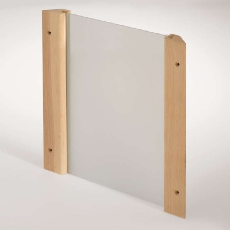 Infraworld Eckblendschirm Design Fichte ESG Glas für Sauna Saunazubehör S2260