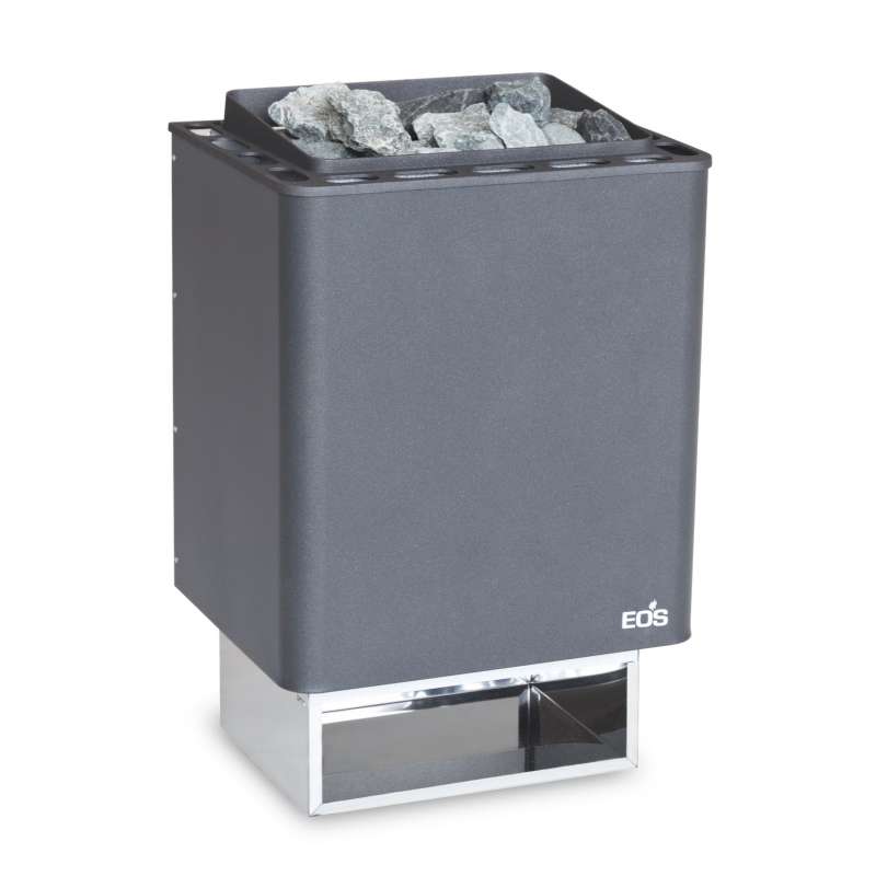 Eos Thermat W 6 kW finnischer Saunaofen Wandofen anthrazit perleffekt 94.5480