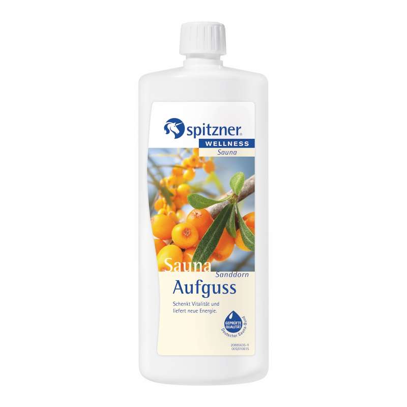 Spitzner Saunaaufguss Sanddorn 1 Liter (1000 ml) Wellness Konzentrat 8850083