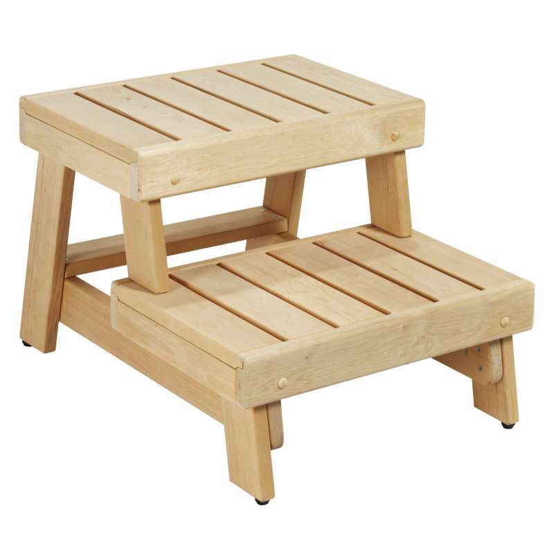 Harvia Schemel Saunahocker Sauna-Tritthocker Holz Hocker Erle zweistufig