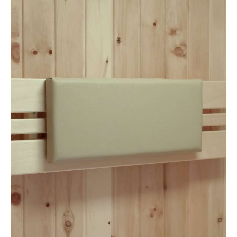 Infraworld Polster für Sauna Rückenlehne 46x27 cm Rückenpolster für Saunakabine zum Einhängen